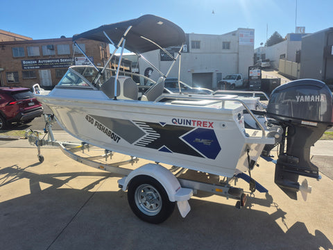 Quintrex 430 Fishabout with 60hp Yamaha
