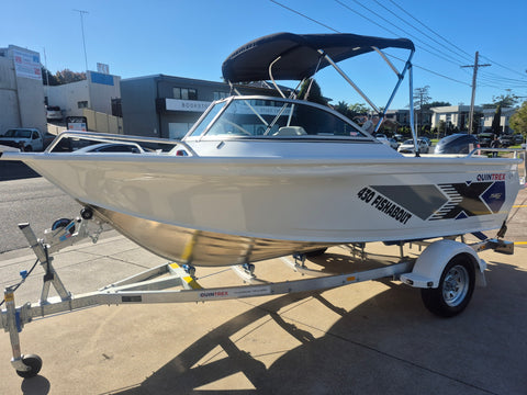 Quintrex 430 Fishabout with 60hp Yamaha