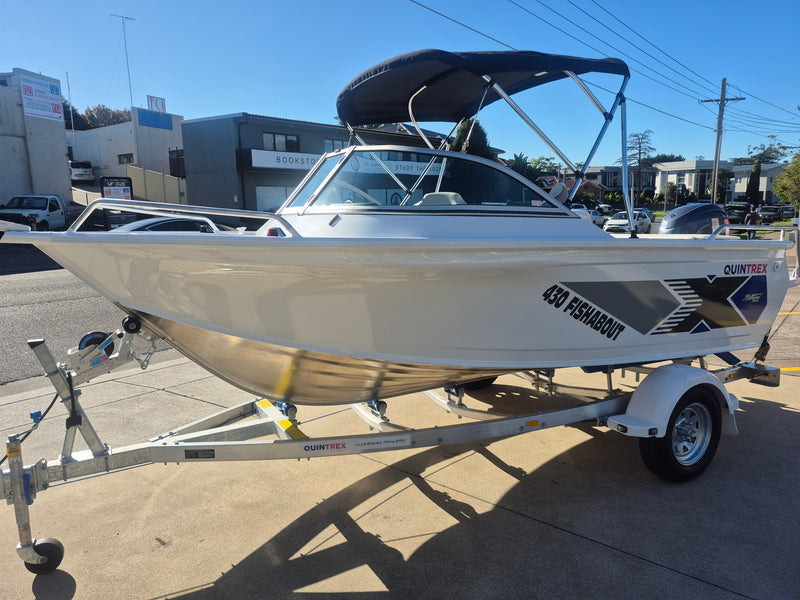 Quintrex 430 Fishabout with 60hp Yamaha
