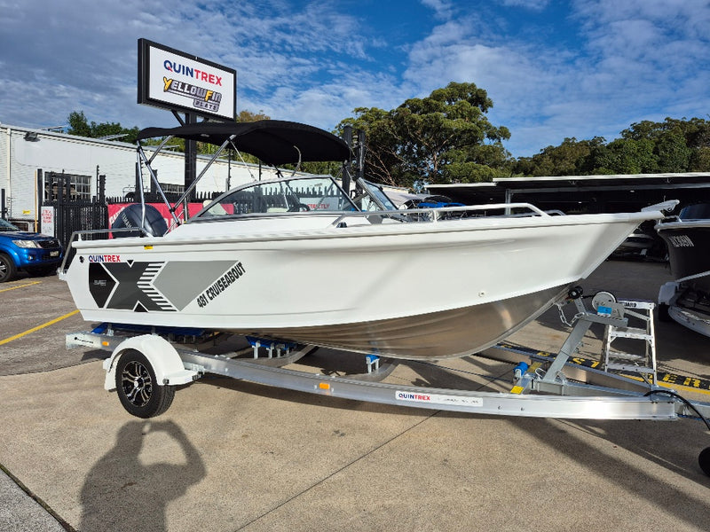 Quintrex 481 Cruiseabout with 70hp Yamaha