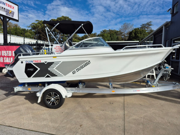 Quintrex 481 Cruiseabout with 70hp Yamaha