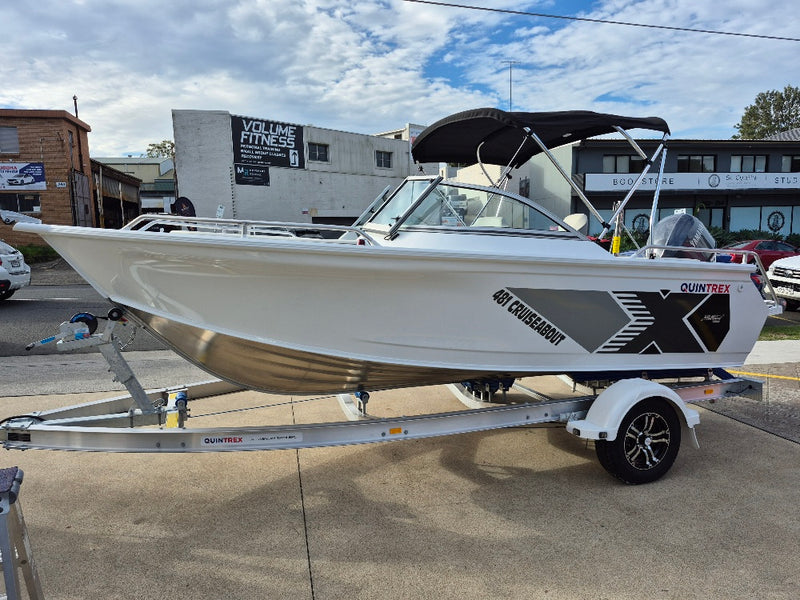Quintrex 481 Cruiseabout with 70hp Yamaha