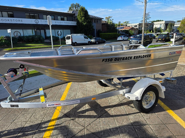 Quintrex 350 Outback Explorer with 15hp Yamaha