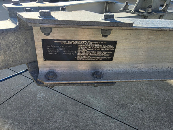 USED 2021 model Alloy Quintrex trailer to suit 4.8m to 5.2m boat