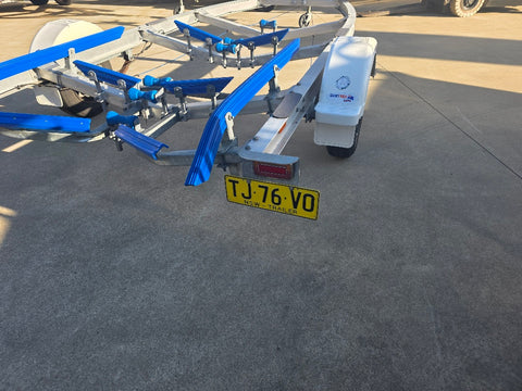 USED 2021 model Alloy Quintrex trailer to suit 4.8m to 5.2m boat