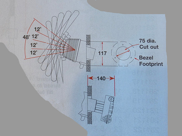 STANDARD Tilt helm assembly