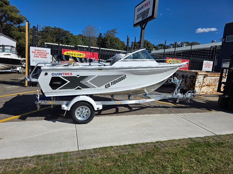 Quintrex 430 Fishabout with 60hp Yamaha