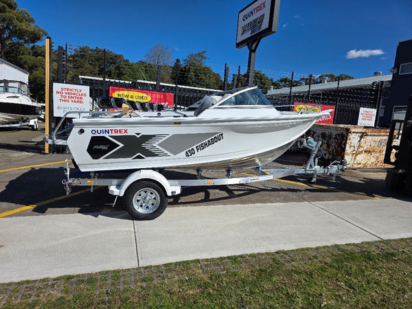 Quintrex 430 Fishabout with 60hp Yamaha