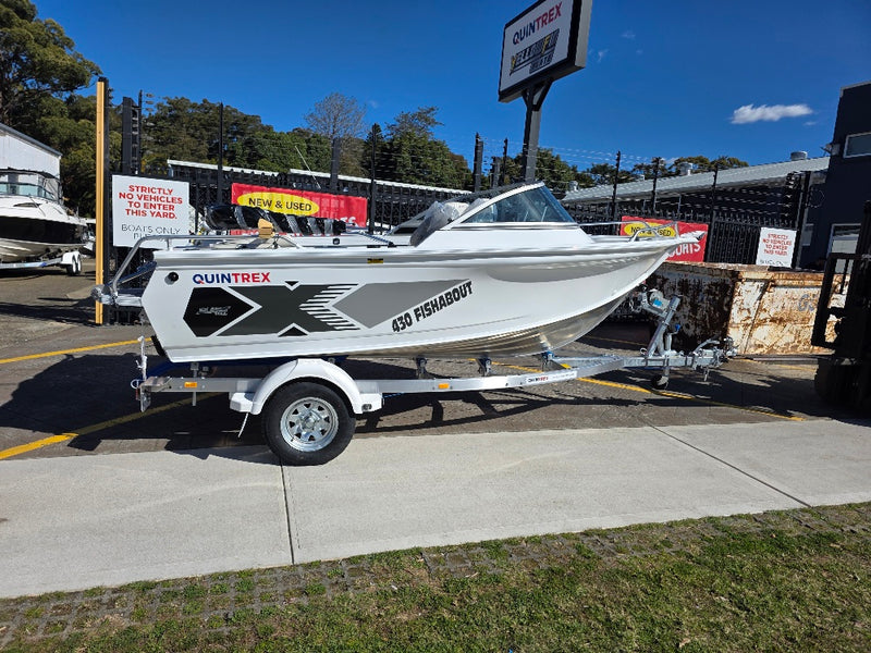 Quintrex 430 Fishabout with 60hp Yamaha