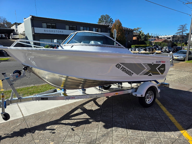 Quintrex 430 Fishabout with 60hp Yamaha