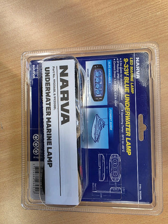 Narva Blue LED Underwater Transom Light - White or Black Housing