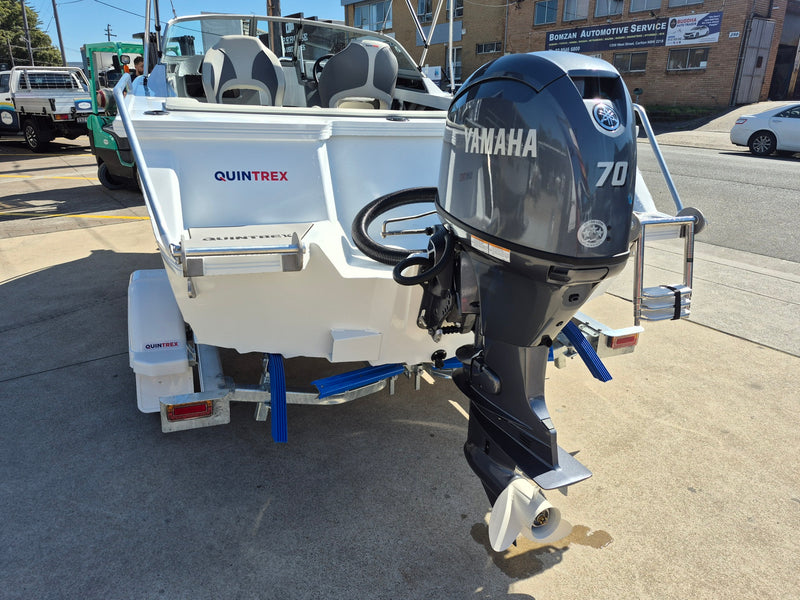 Quintrex 481 Fishabout with 70hp Yamaha