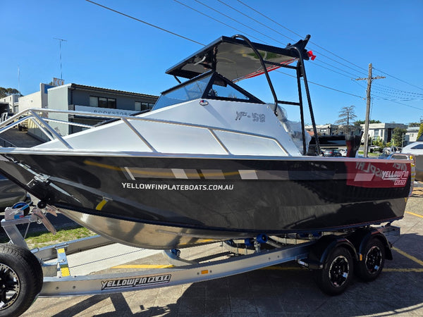 Yellowfin 5800 Folding Hard Top with 130hp Yamaha