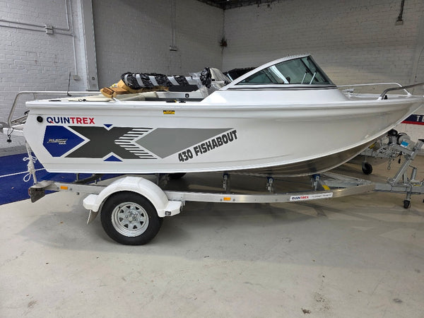 Quintrex 430 Fishabout with 60hp Yamaha