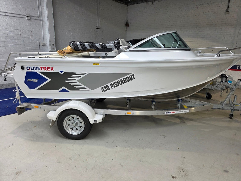 Quintrex 430 Fishabout with 60hp Yamaha