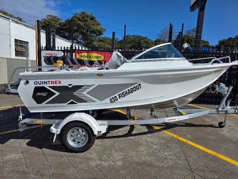 Quintrex 430 Fishabout with 60hp Yamaha