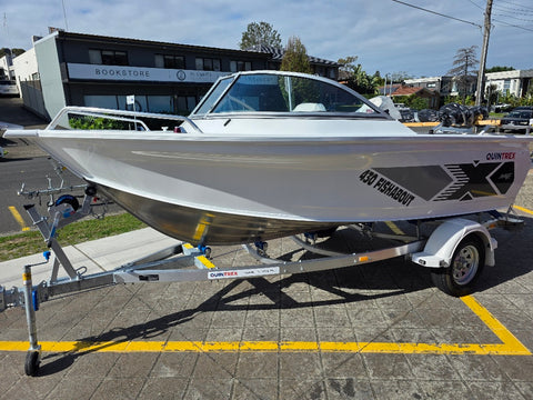 Quintrex 430 Fishabout with 60hp Yamaha