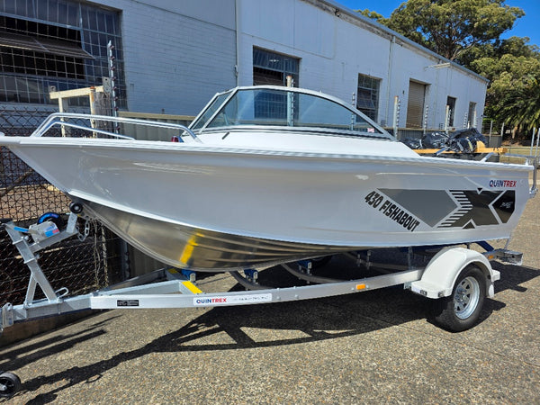 Quintrex 430 Fishabout with 60hp Yamaha