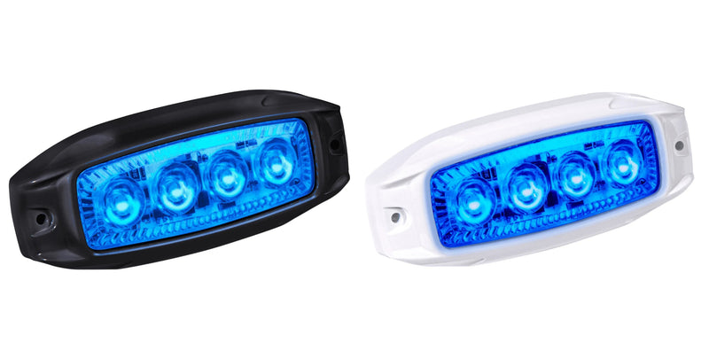 Narva Blue LED Underwater Transom Light - White or Black Housing
