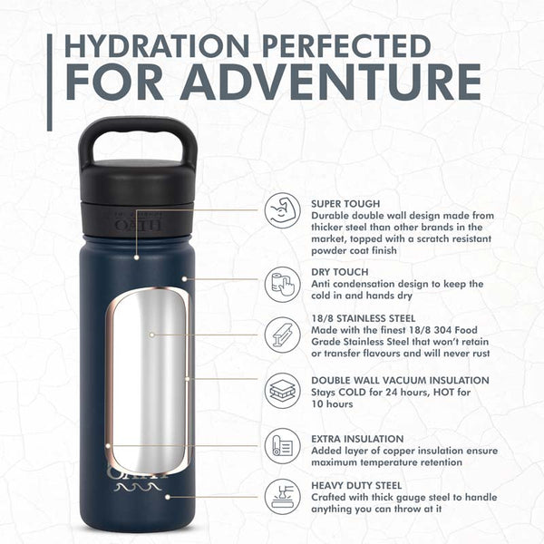 Oath 530ml Stainless Steel Bottle - 4 Colours