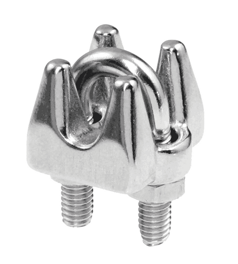 Stainless Steel wire rope grips for Brake Cable - ea