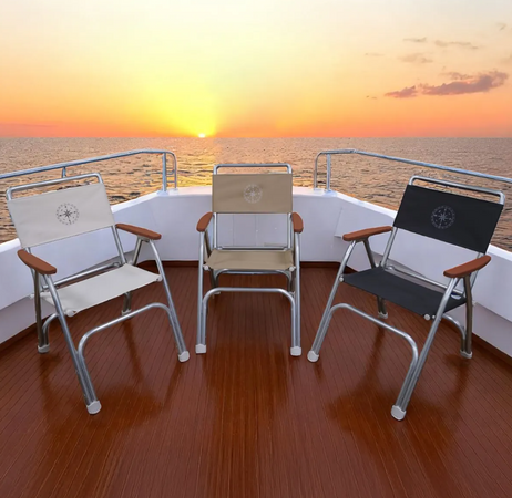 Aluminium Folding Deck Chair - 5 Colours