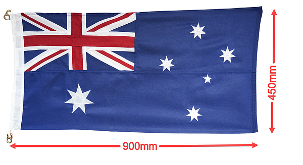 Half Size Premium Sewn Australian Flag