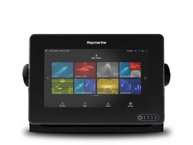 Raymarine Axiom 9 – 9″ Touch Screen Multifunction Navigation with integrated RealVision 3D, 600W Sonar with RV-100 transducer and AUS Mapping
