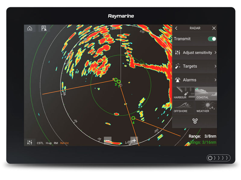 Raymarine Axiom 9 – 9″ Touch Screen Multifunction Navigation with integrated RealVision 3D, 600W Sonar with RV-100 transducer and AUS Mapping