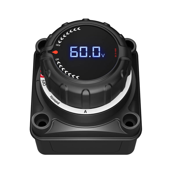 Heavy Duty Battery Switch with Volt Meter
