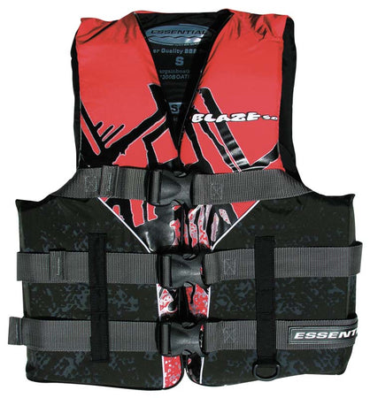 Essential Blaze Level 50 Adult Ski Vest Red - 5 Sizes