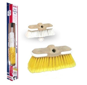 Boat Cleaning Kit Telescopic 1.75m - With Two Brush Heads