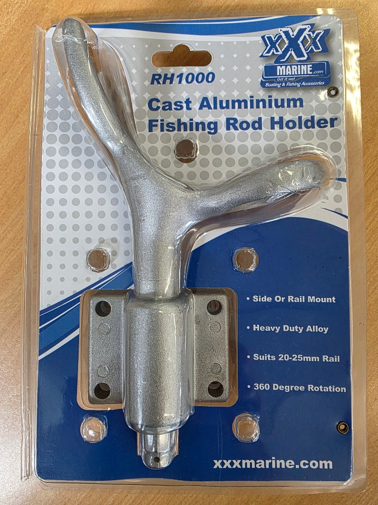 Cast Aluminium Adjustable Clamp On Rod Holder – Hunts Marine