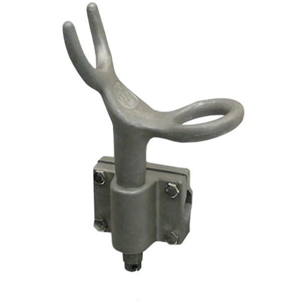 Cast Aluminium Adjustable Clamp On Rod Holder