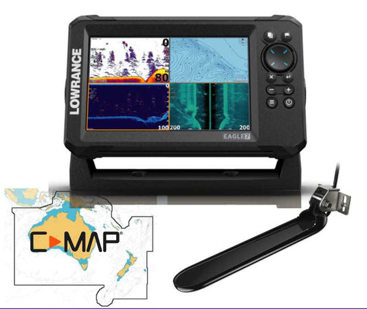 Lowrance Eagle 7 Colour Fishfinder/GPS/Mapping with Tripleshot Transducer - P/N 000-16122-001