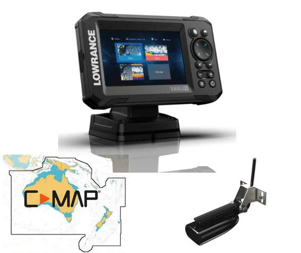 Lowrance Eagle 5 Colour Fishfinder/GPS/Mapping with Splitshot Transducer - P/N 000-16113-001