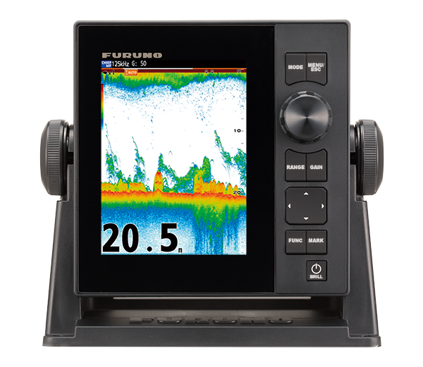 Furuno FCV-600: 5.7 inch Digital Colour Sounder INC P66 Transom transducer
