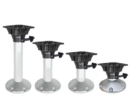 Fixed Height Seat Pedestals with Swivel - 4 Sizes
