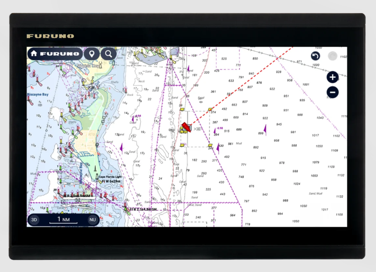Furuno NAVNET TZtouch E Series 9" Colour MFD Sounder / GPS / Chartplotter