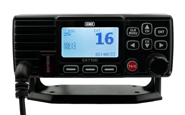 GME GX710D Fixed Mount VHF Marine Radio with DSC