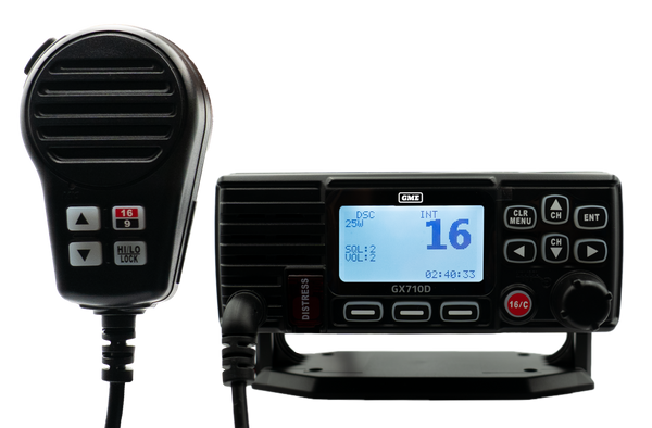 GME GX710D Fixed Mount VHF Marine Radio with DSC