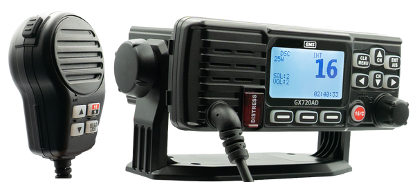 GME GX720AD Fixed Mount VHF Marine Radio with DSC & AIS