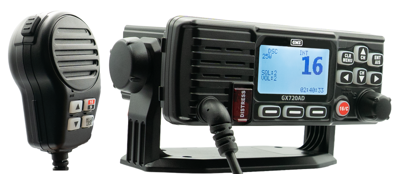 GME GX720AD Fixed Mount VHF Marine Radio with DSC & AIS