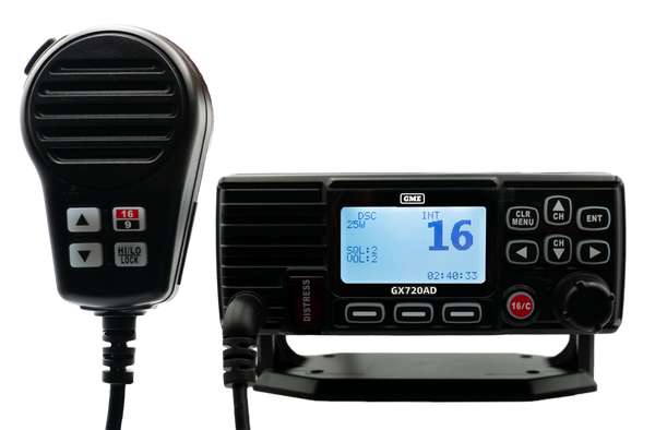GME GX720AD Fixed Mount VHF Marine Radio with DSC & AIS