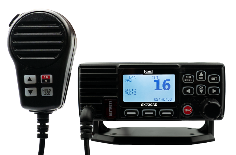 GME GX720AD Fixed Mount VHF Marine Radio with DSC & AIS