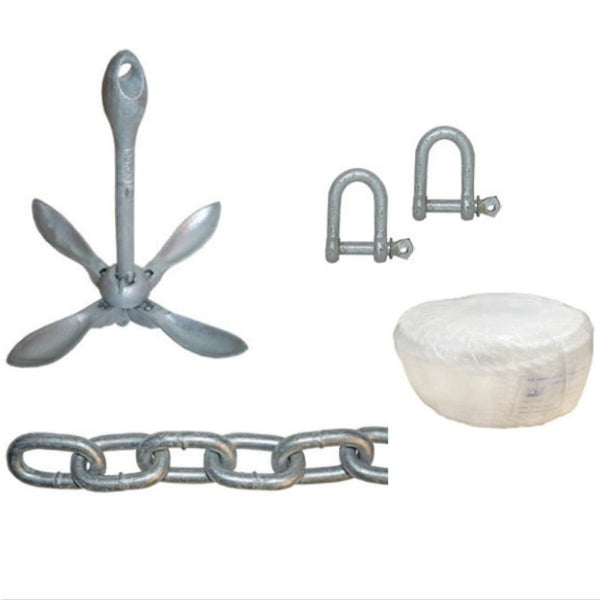 Folding Grapnel Anchor Kits - 4 Sizes