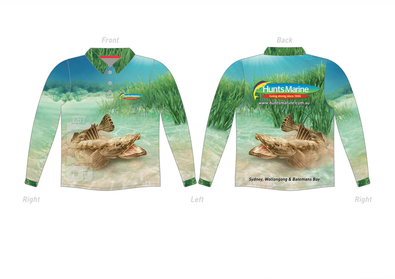 Hunts Fishing Shirts - 3 Styles in 7 Sizes