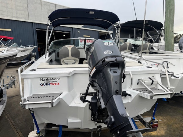 Quintrex 430 Fishabout, Yamaha T60 WG