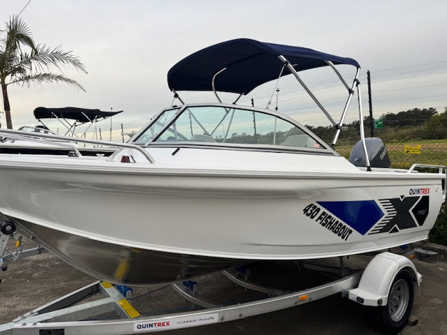 Quintrex 430 Fishabout, Yamaha T60 WG