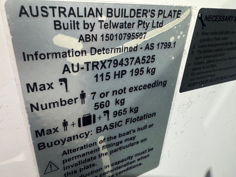 Quintrex 520 Cruiseabout Pro, Yamaha F115 WG